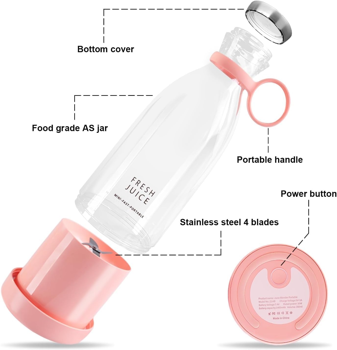 Rechargeable Premium Portable Juicer