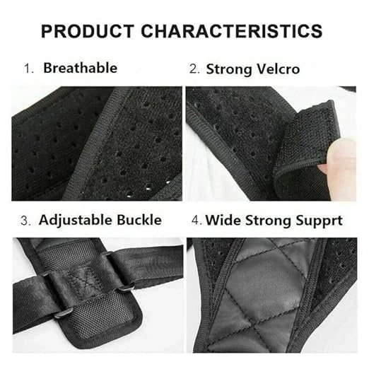 Adjustable Shoulder and Posture Support Belt