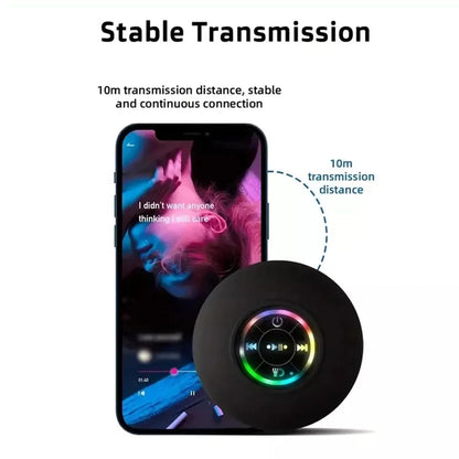 Large Suction Cup Waterproof Bluetooth Speaker