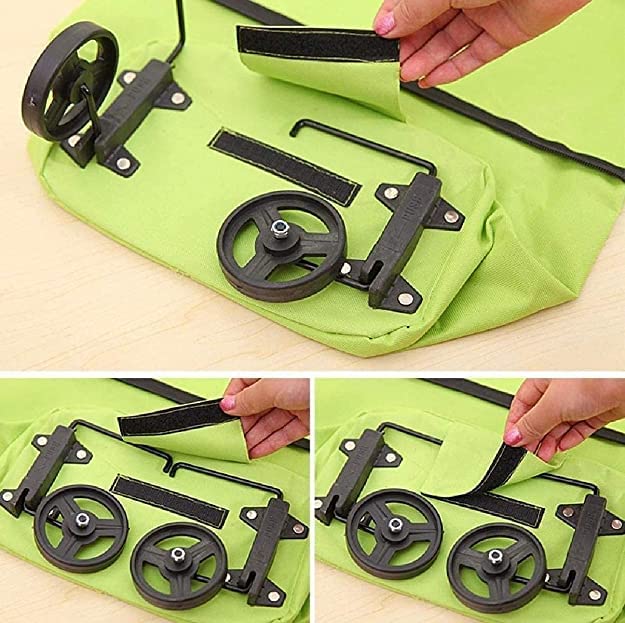 Folding Cart Bags Trolley Shopping Bag For Travel Luggage