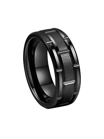 Stainless Steel Ring For Men (Pack of 2)