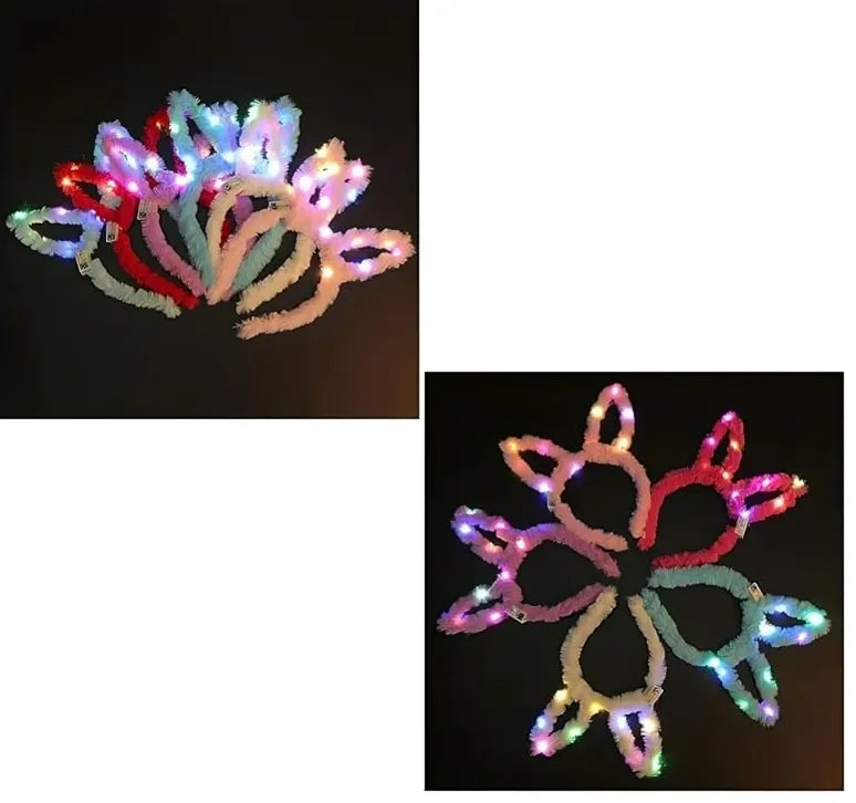 Rabbit Ears Hair Band with Light