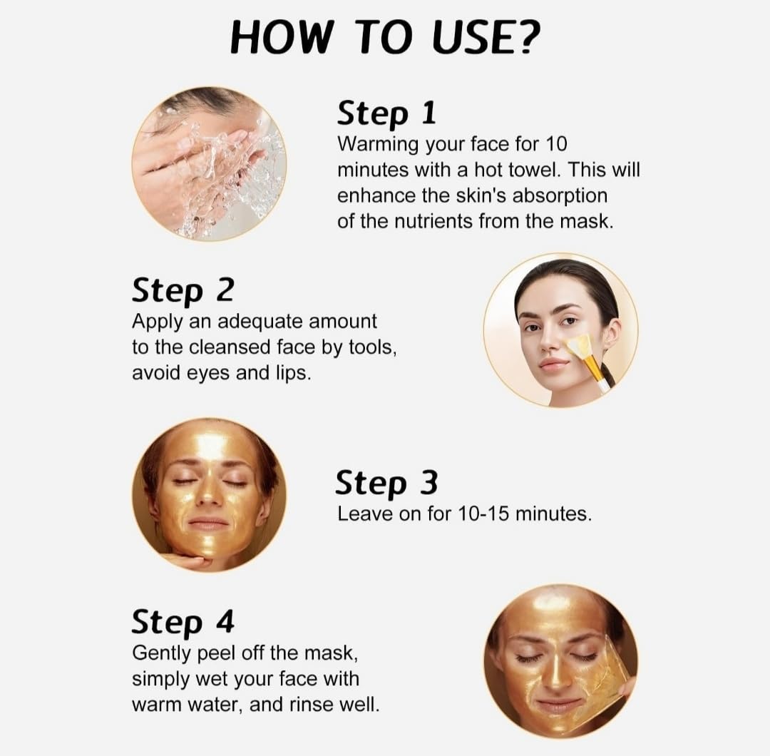 Gold Peel off Mask (Pack of 2)