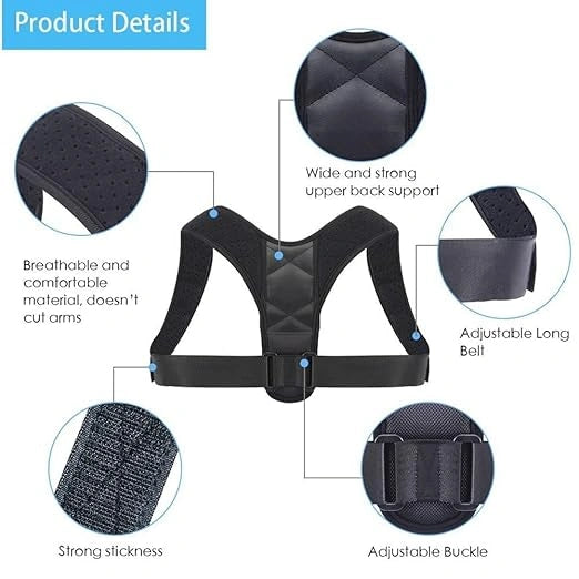 Adjustable Shoulder and Posture Support Belt