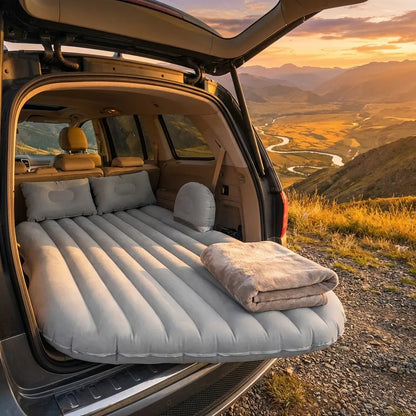 Car Travel Bed Mattress with 2 Air Pillows