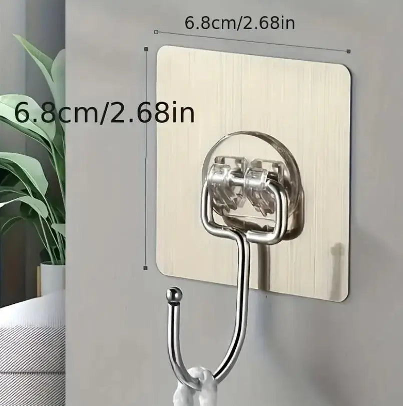 Golden Wall Hooks – Pack of 10