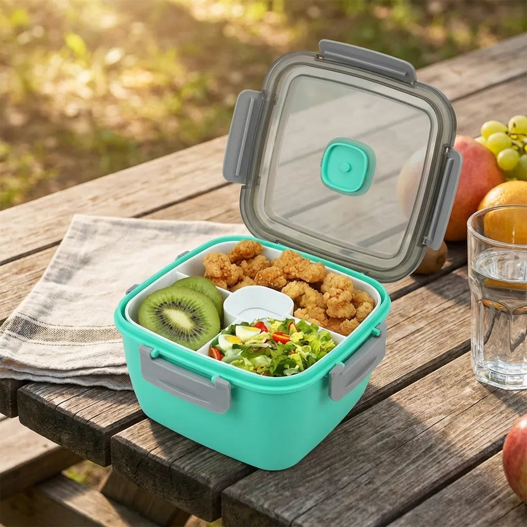 Lunch Box with 3 Compartments