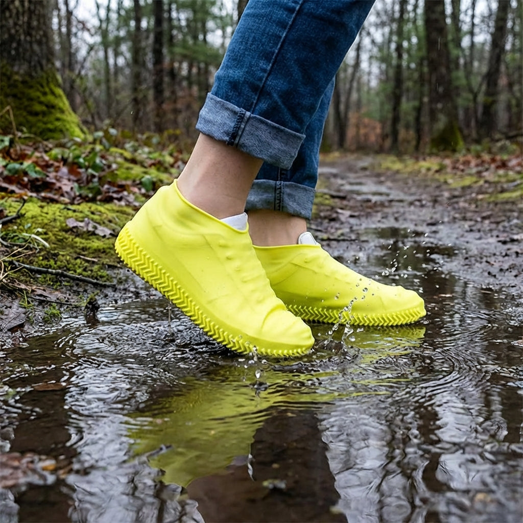 Shoe Cover-Silicone Reusable Boot Cover Shoe Protector