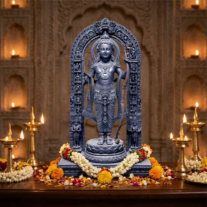 Ram Lalla MDF Cutout of Ram Lalla Statue in Ayodhya Mandir (2D)