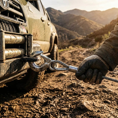 Heavy Duty Steel Wire Car Towing Pull Rope 10 mm