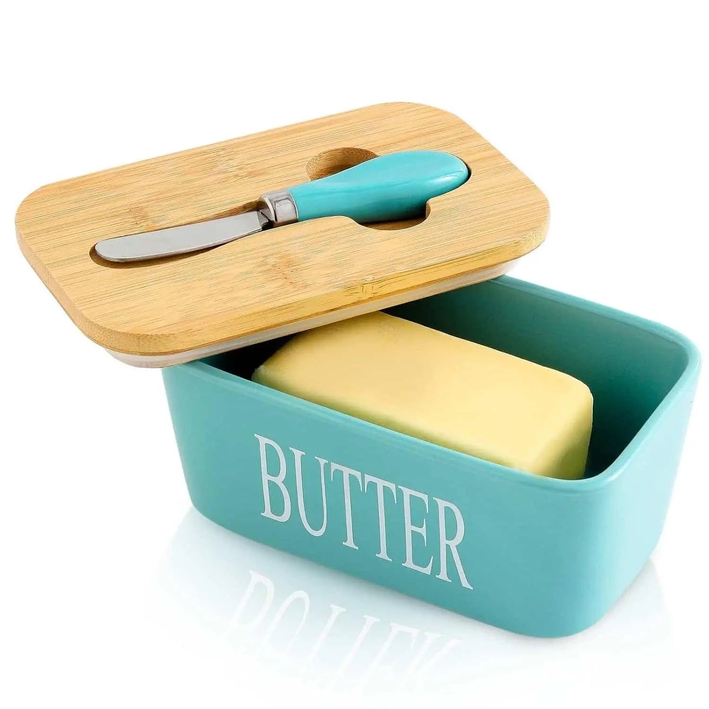 Ceramic Butter Dish with Lid