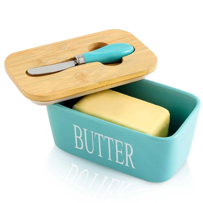 Ceramic Butter Dish with Lid