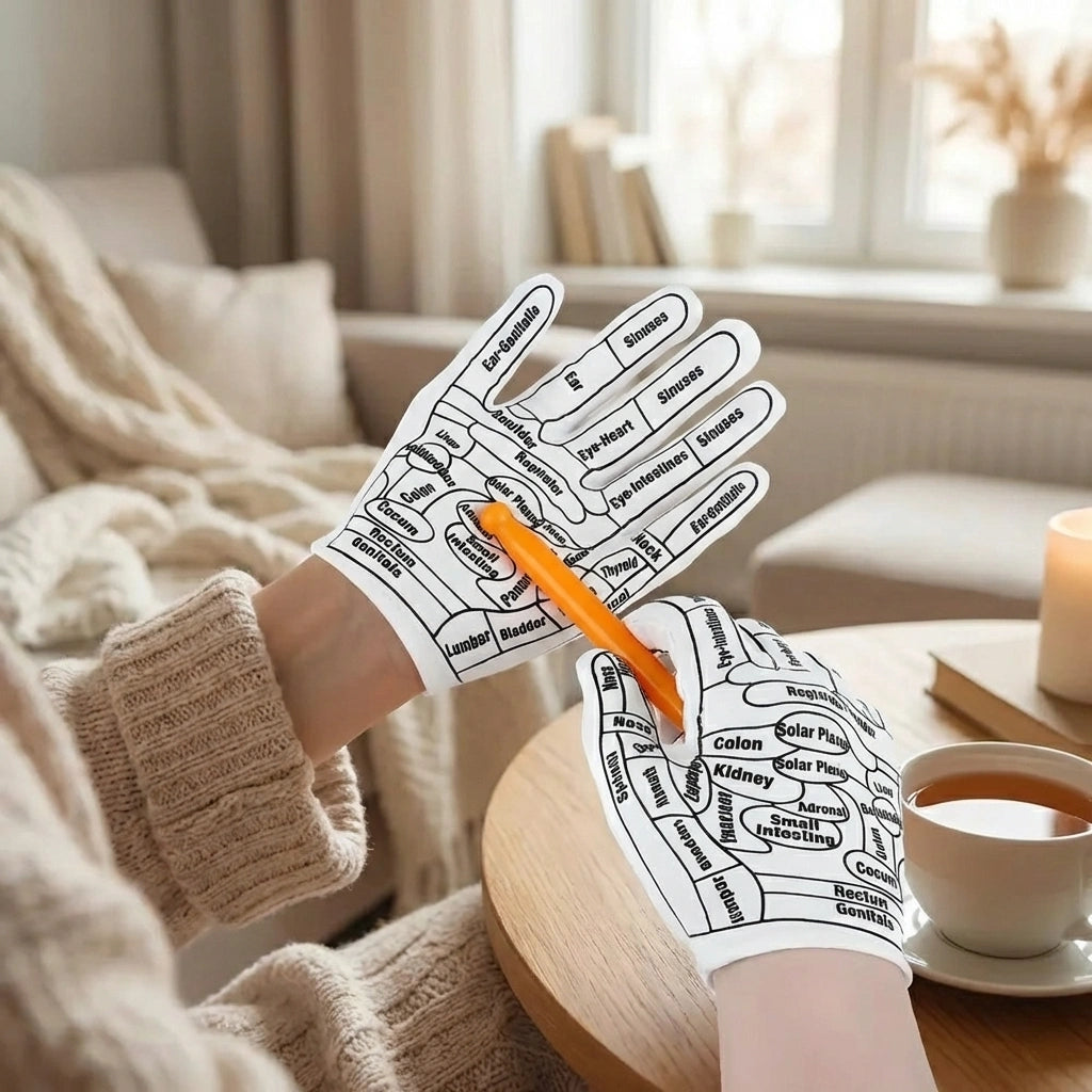 Textured Cotton Hand Gloves