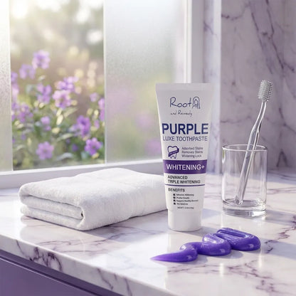 Color-Correcting Purple Toothpaste