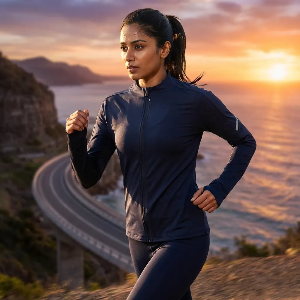 Unisex Work Out Solid Track Suit