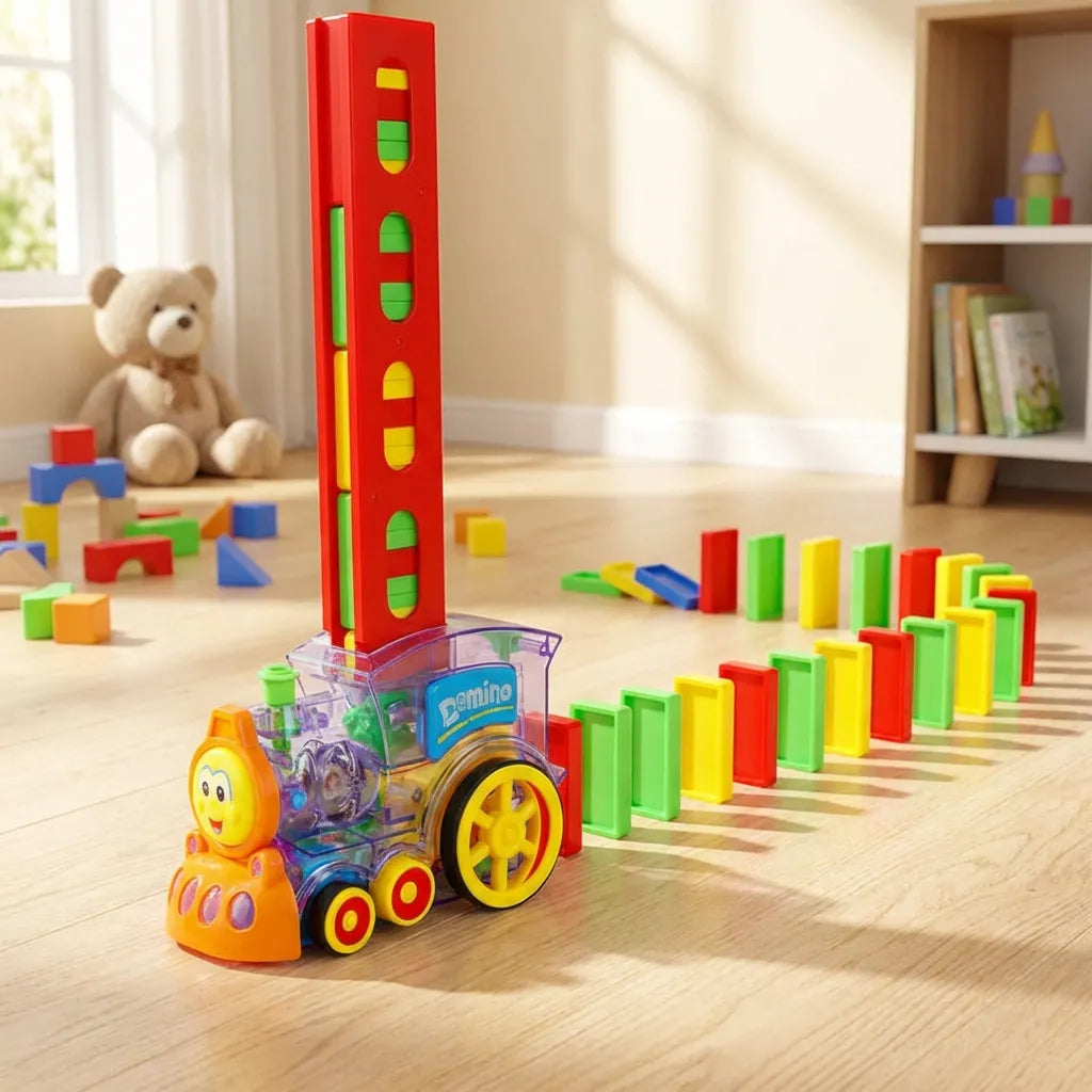 Train Toy Domino Set