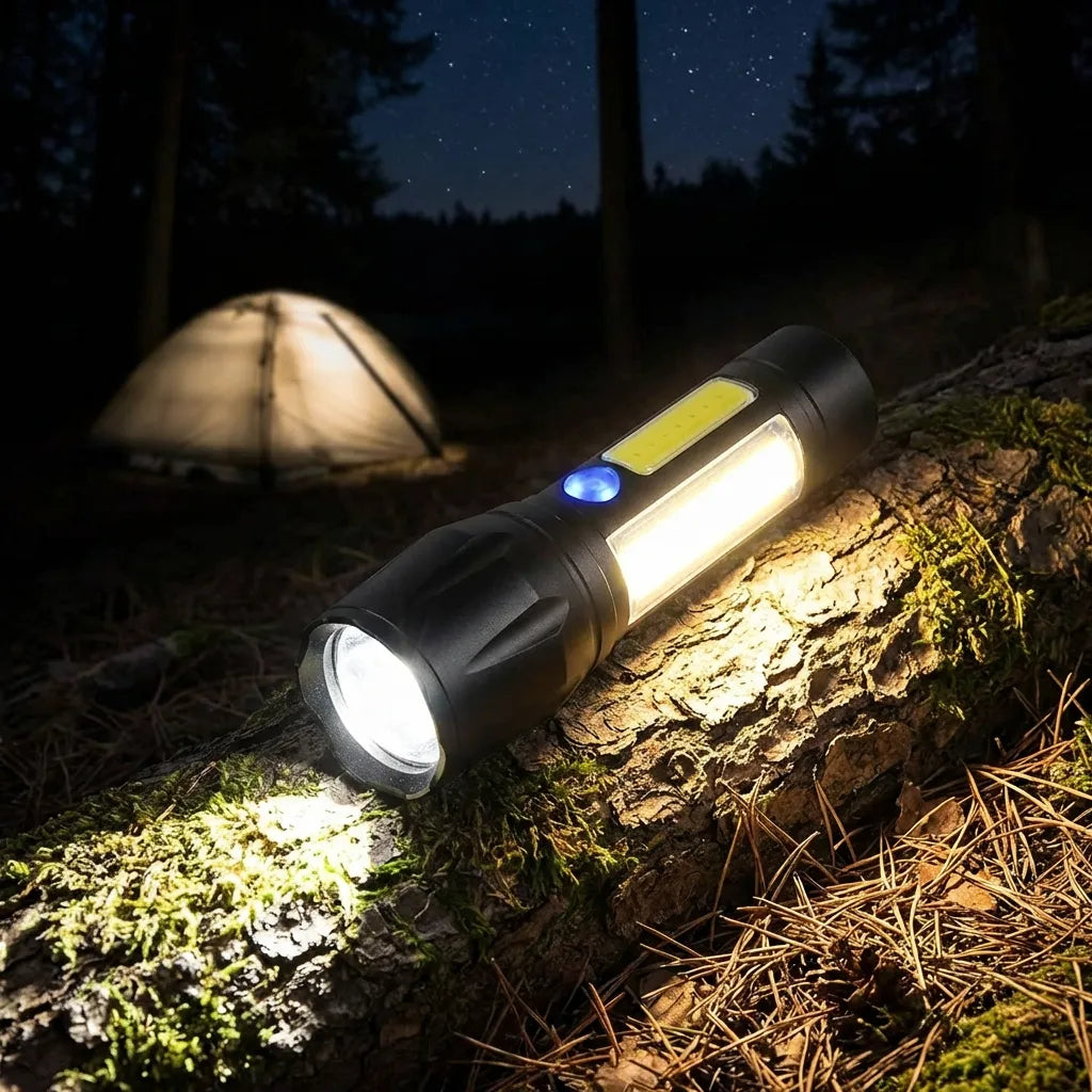 Super Bright Pocket Mini Usb Rechargeable Torch Light Maxsmile