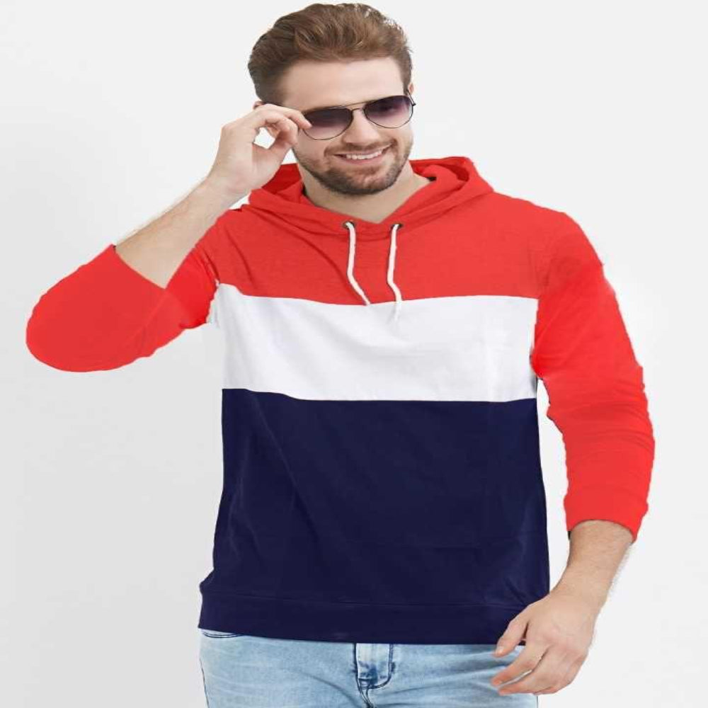Men’s Color Block Hoodie Tee