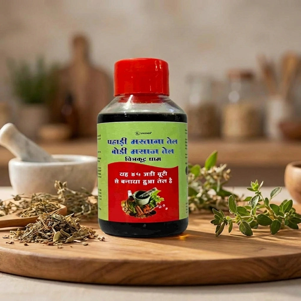 Herbal Body Massage Oil – 280g x 2