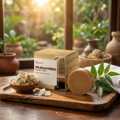 Shoumu Multani Mitti Glycerin Soap 100g