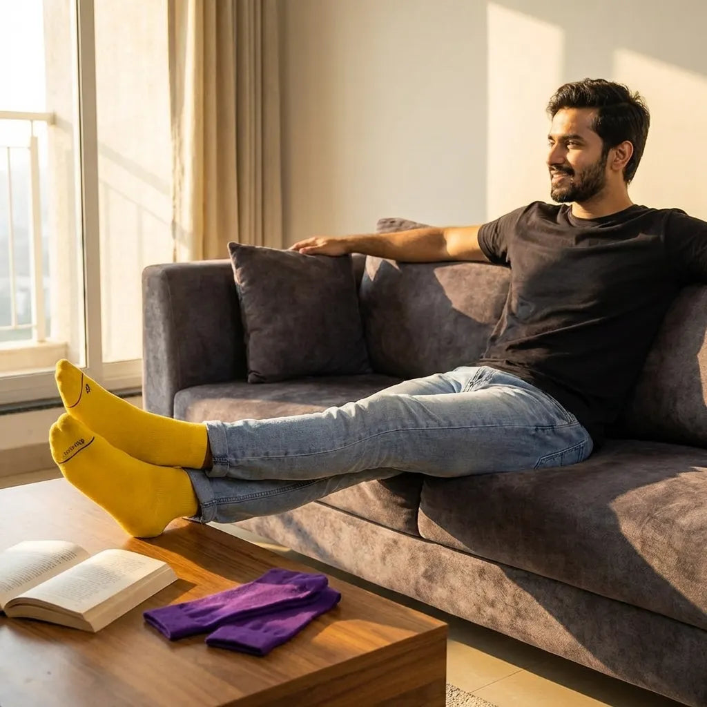 Unisex Ankle Length Socks Pack of 2
