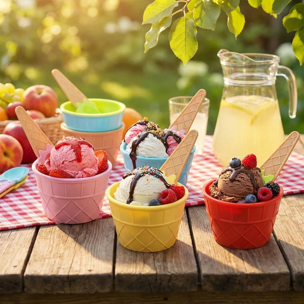 Ice Cream Bowl & Spoon Set