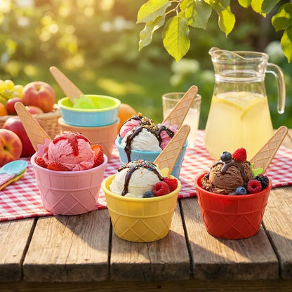 Ice Cream Bowl & Spoon Set