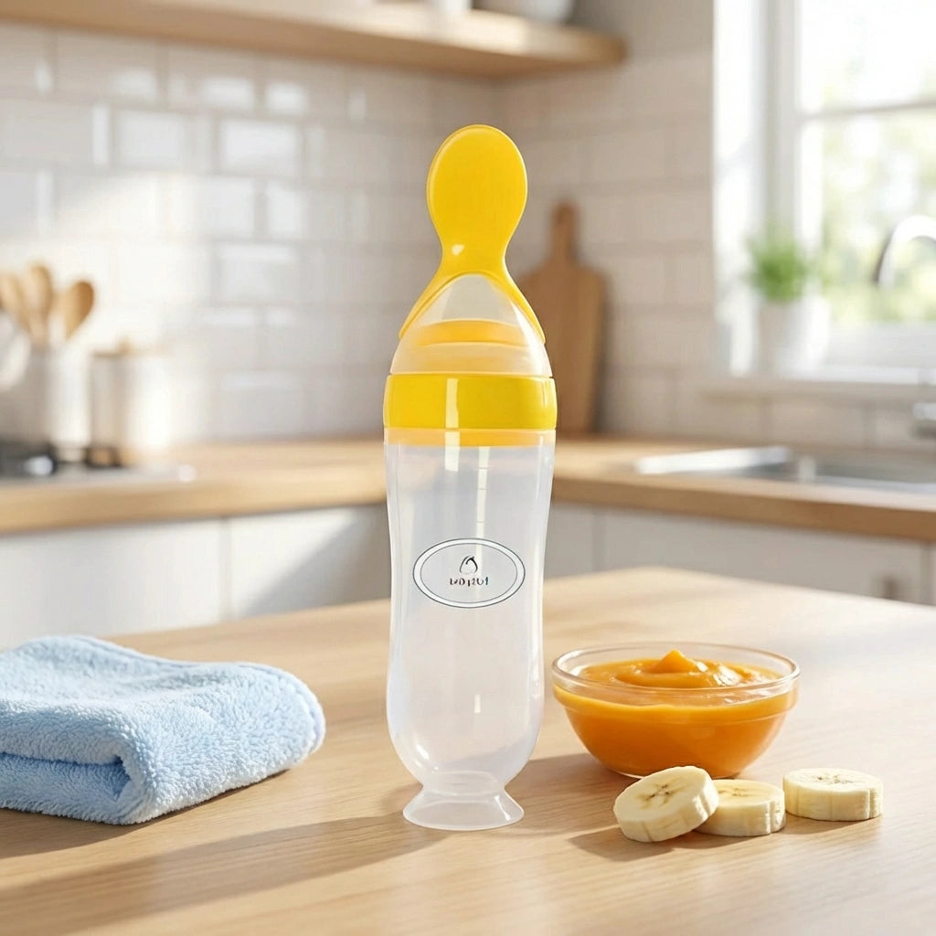 Premium Baby Food Squeeze Feeder Spoon