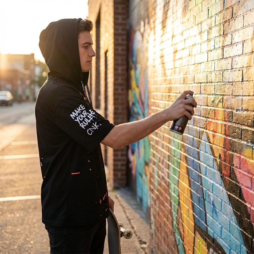 Black Cotton Hoodie Twin Pack