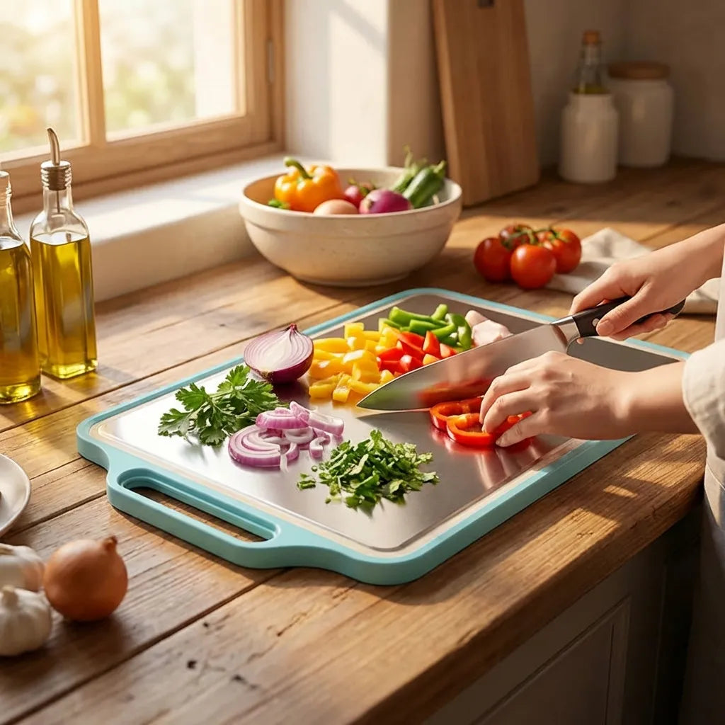 Steel Cutting Board XL