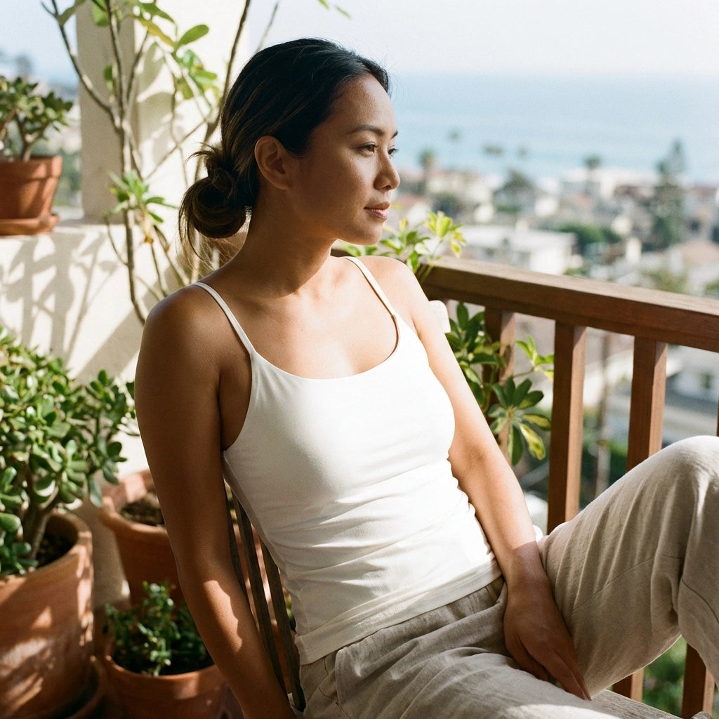 Women's Loose Cami with Built-in Tank Top (Pack of 2)