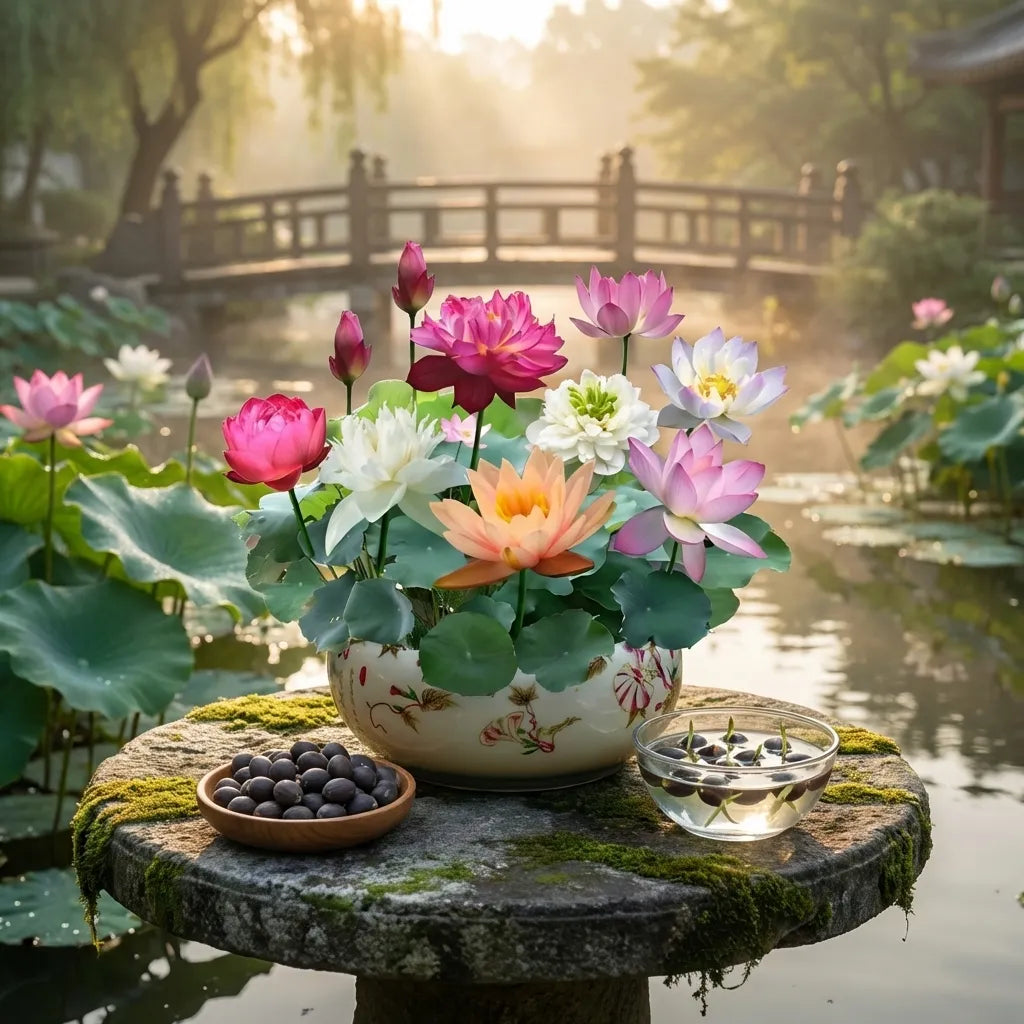 Bonsai lotus flower seeds