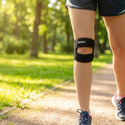 Adjustable knee strap