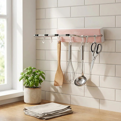 Foldable Adhesive Storage Rack