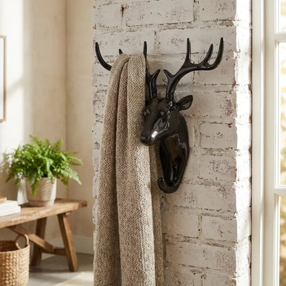 Hanging Hook- Self Adhesive Deer Head Hanging Hook
