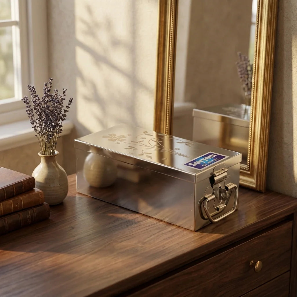 Luxury Jewelry Box with Lock