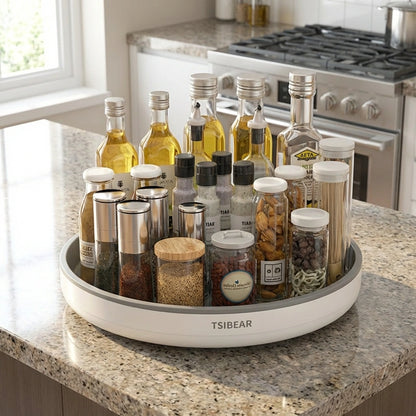 Round Countertop Storage for Bottles & Jars