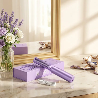 Meneflix Portable Mini Hair Straightener Comb