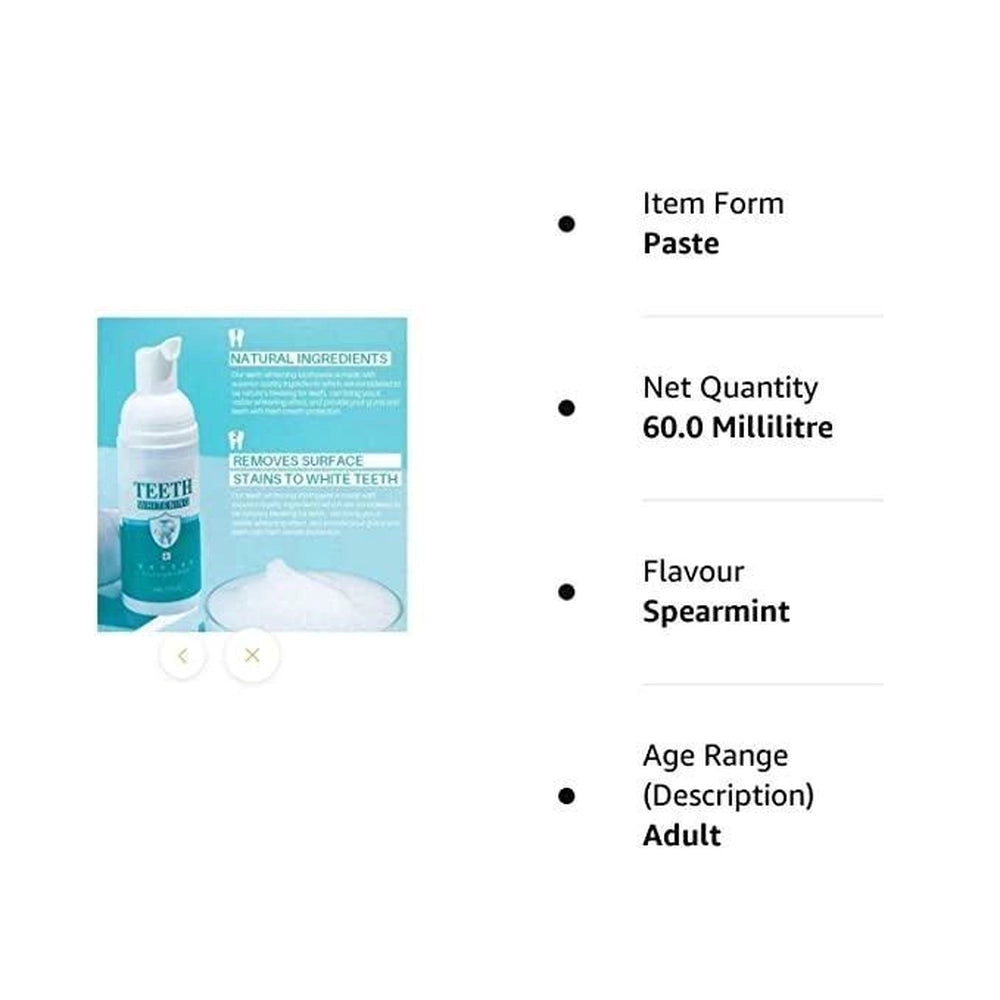 Whitening Foam Toothpaste