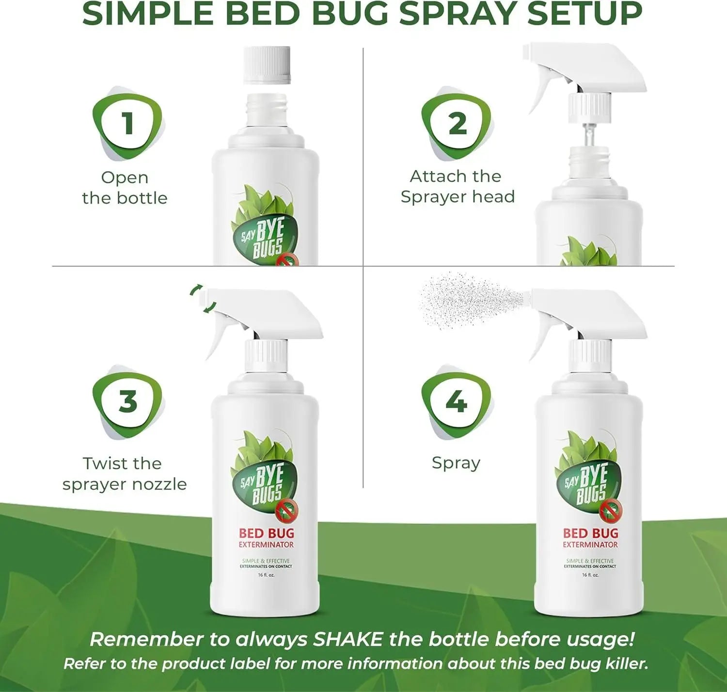 Say Bye Bye Bug Spray