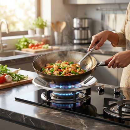 Gas Stove Fire & Windproof Saving Stand