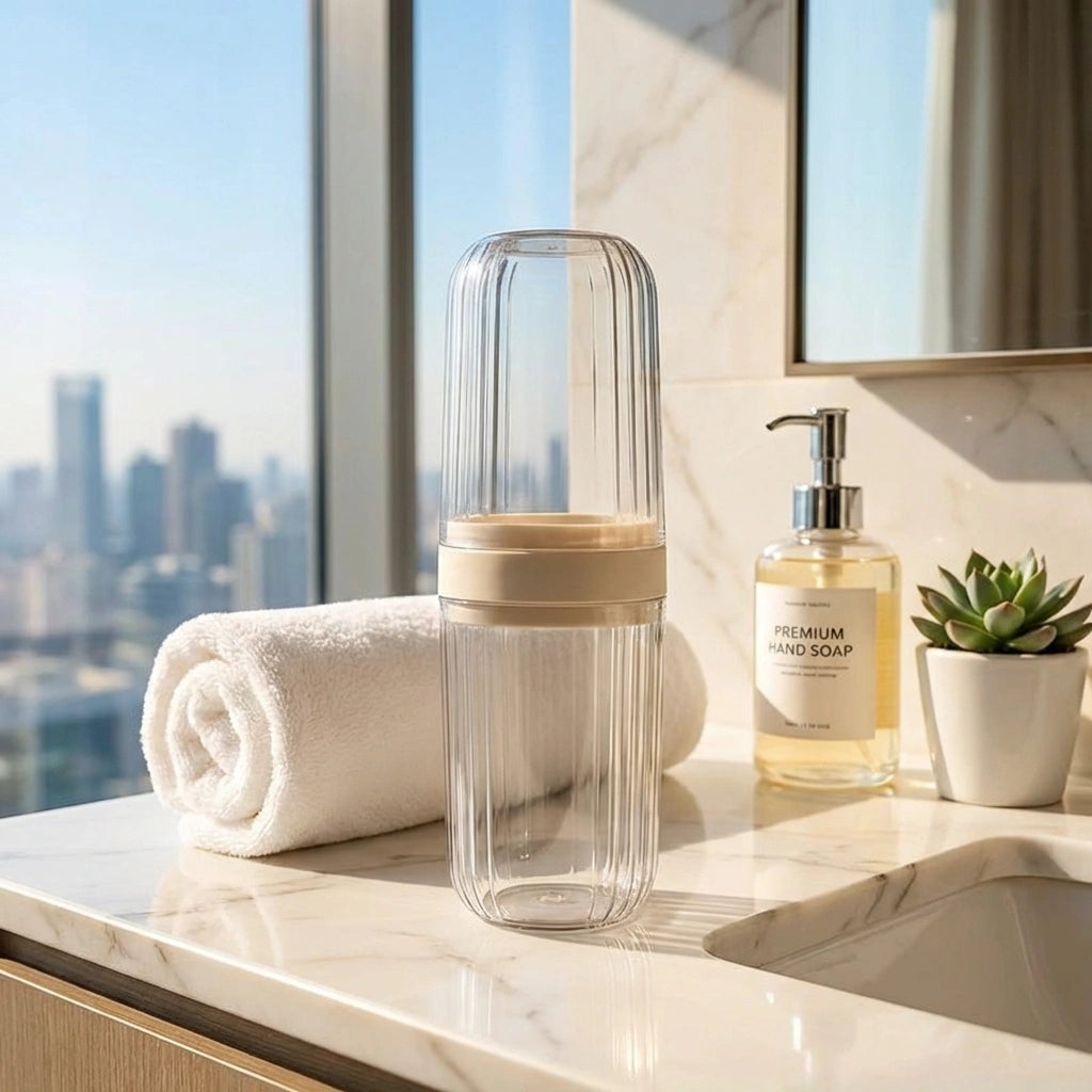 Portable Toothbrush Storage Box Pack of 2