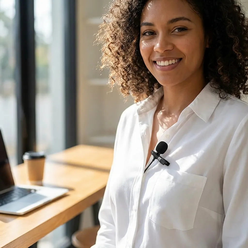 Dynamic Lapel Collar USB Omnidirectional Mic