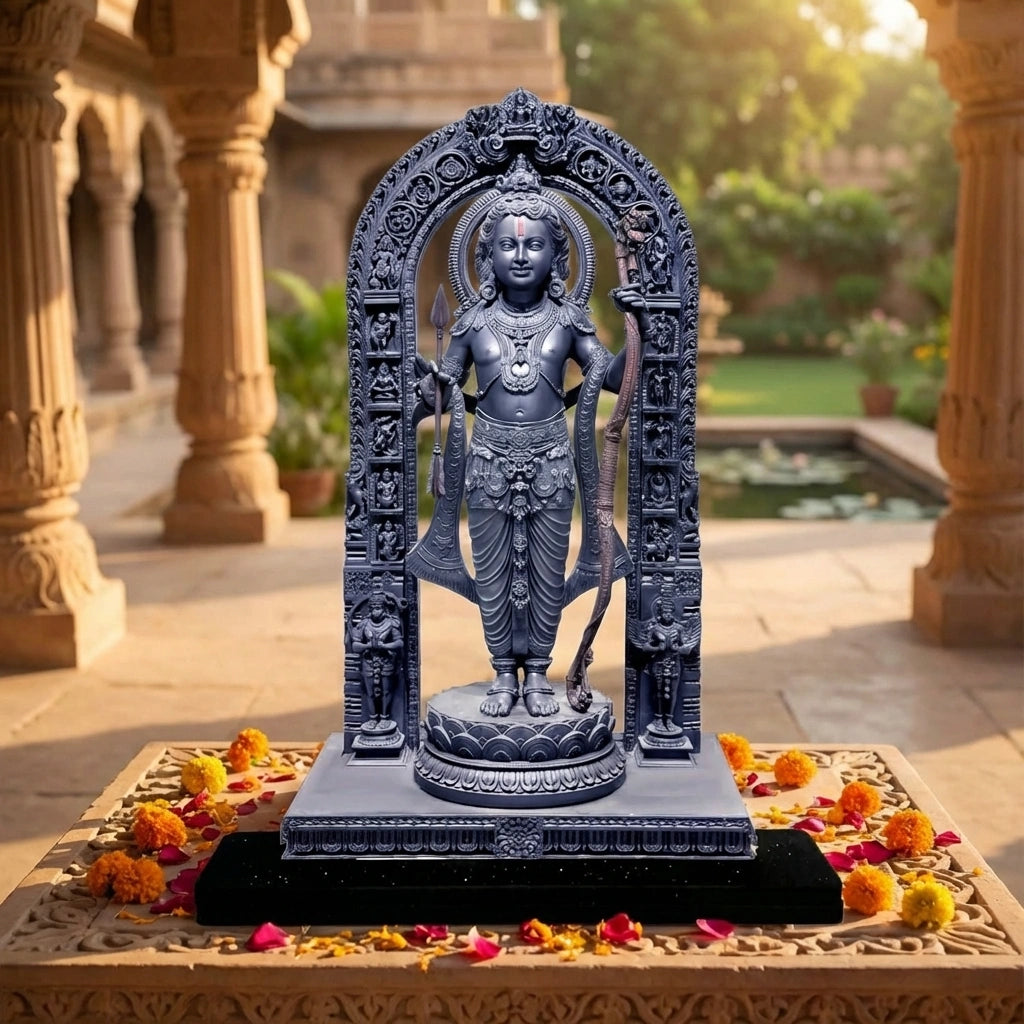 Ram Lalla MDF Cutout of Ram Lalla Statue in Ayodhya Mandir (2D)