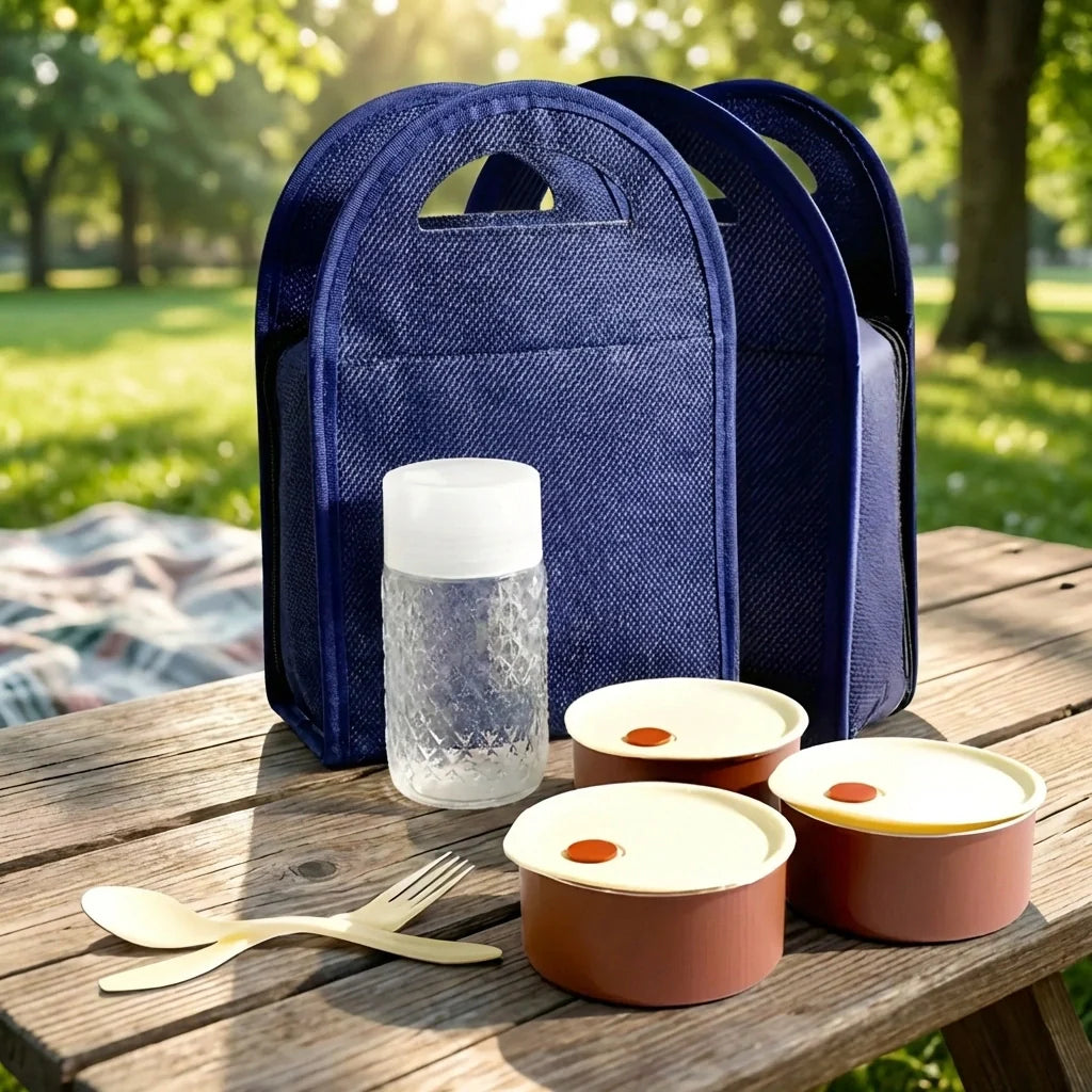 Royal Stainless Steel Lunch Set