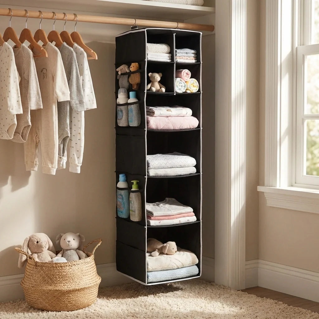 Hanging Nursery Closet Organizer