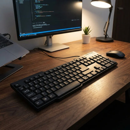 Wired USB Keyboard 104 Keys