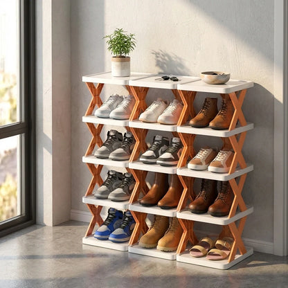 6 Layer Foldable Shoe Rack