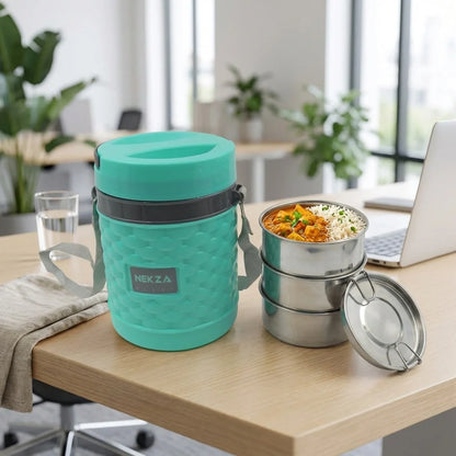 Insulated 4 Compartment Stainless Steel Tiffin Box