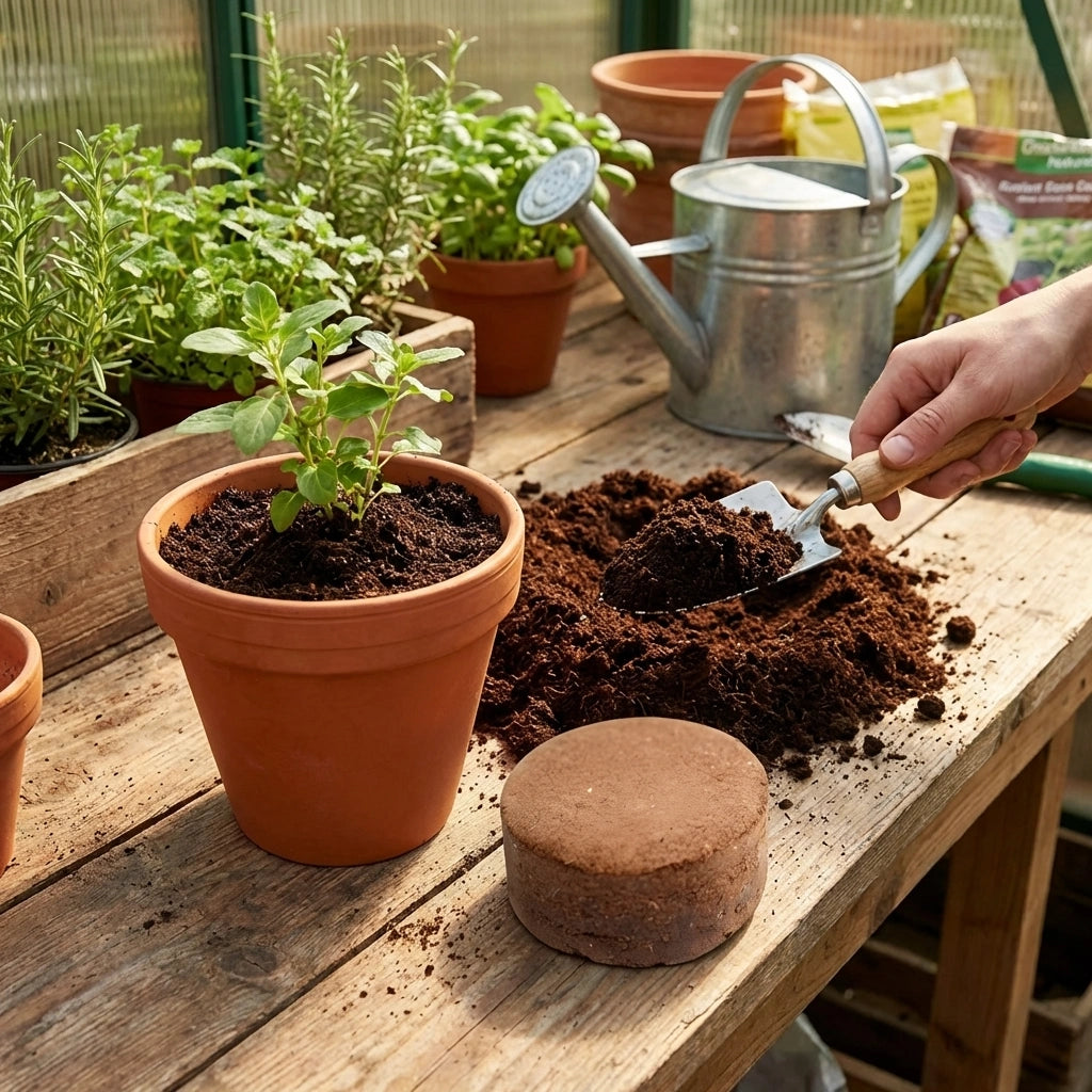 Organic Coconut Coir Bricks